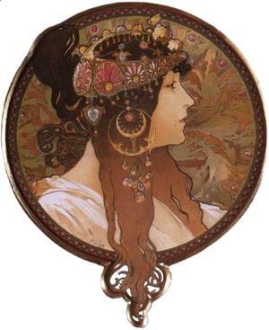 Byzantine Head: The Brunette. 1897