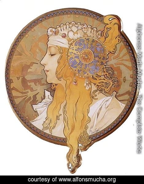 Byzantine Head: The Blonde. 1897