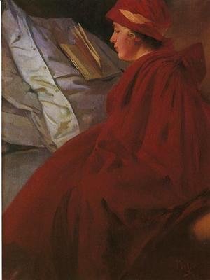 Alphonse Maria Mucha - Red Coat, 1902