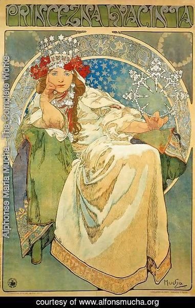 Alphonse Maria Mucha - Princess Hyacinth, 1911