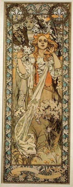 Alphonse Maria Mucha - Joan of Arc (Maude Adams), 1909