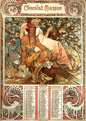 Alphonse Maria Mucha - Manhood (calendar)