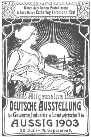Alphonse Maria Mucha - General German poster exhibition for trade, industry and agriculture