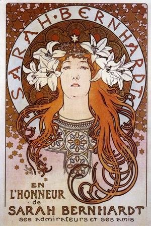 Alphonse Maria Mucha - Sarah Bernhardt. 1896