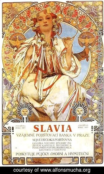 Alphonse Maria Mucha - Slavia, 1896