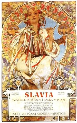 Alphonse Maria Mucha - Slavia, 1896