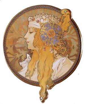Byzantine Head: The Blonde. 1897