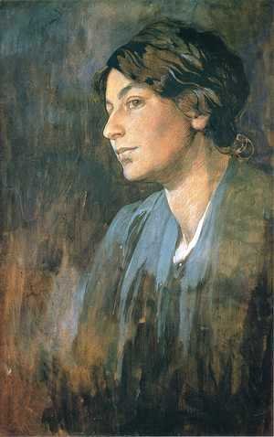 Alphonse Maria Mucha - Portrait of Marushka, Artist's Wife, 1905