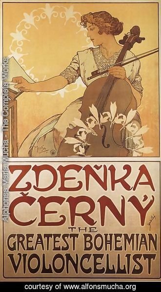 Alphonse Maria Mucha - Zdenka Cerny, 1913