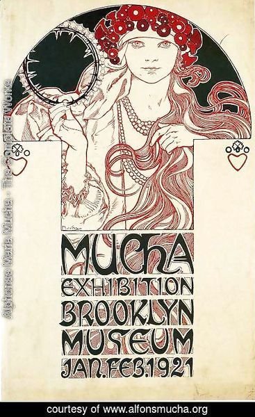Alphonse Maria Mucha - Poster for the Brooklyn Exhibition, 1921