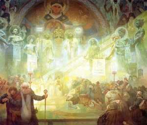 Alphonse Maria Mucha - Holy Mount Athos, 1926