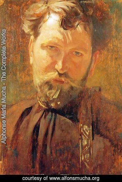 Alphonse Maria Mucha - Self-Portrait 3