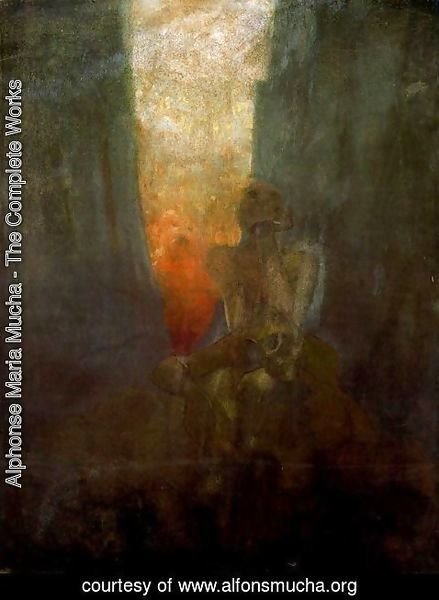 Alphonse Maria Mucha - The abyss
