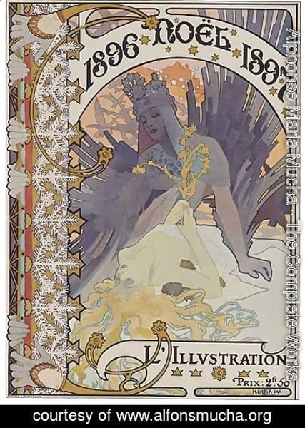 Couverture Pour L'Illustration. 1896-Noel-1897